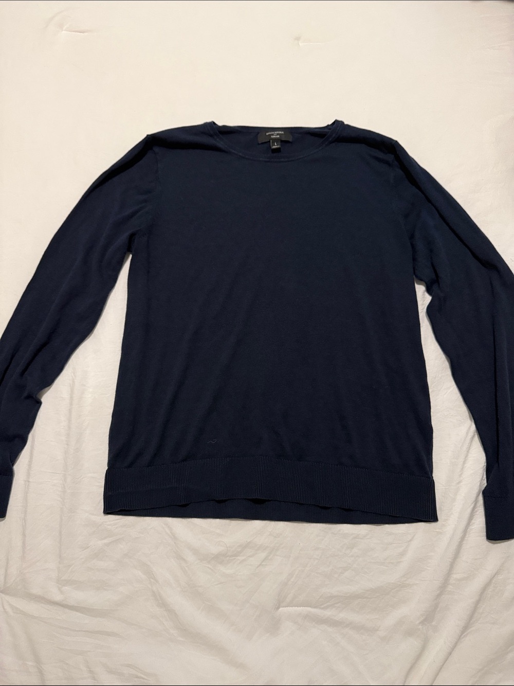 Women’s Navy Crewneck Knit Sweater